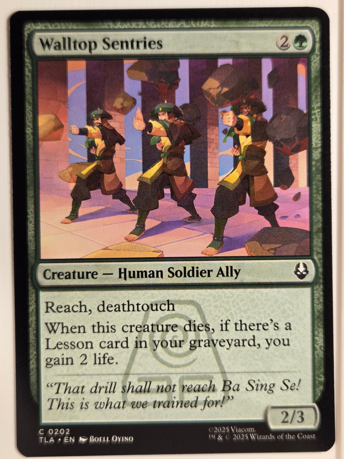 Avatar: The Last Airbender Walltop Sentries #202 Near Mint or Better