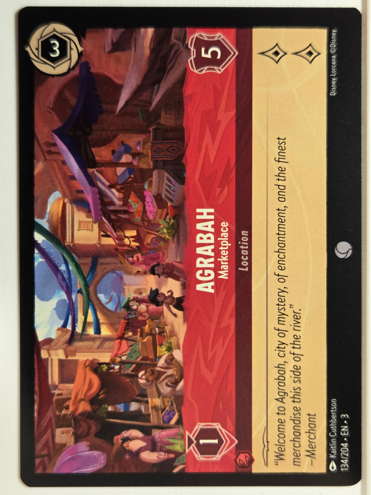 Into the Inklands Agrabah #134/204 Near Mint or Better