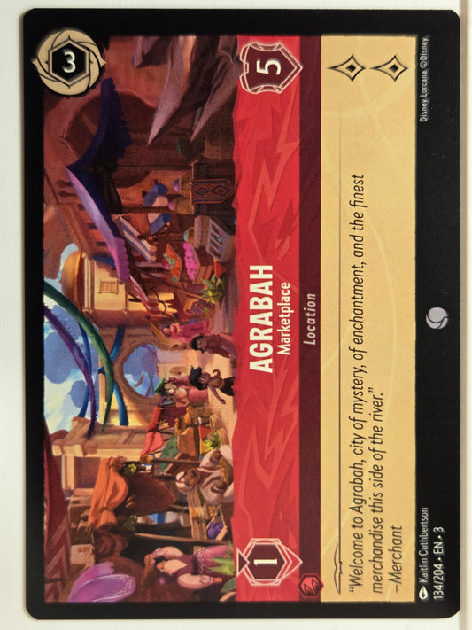 Into the Inklands Agrabah #134/204 Near Mint or Better