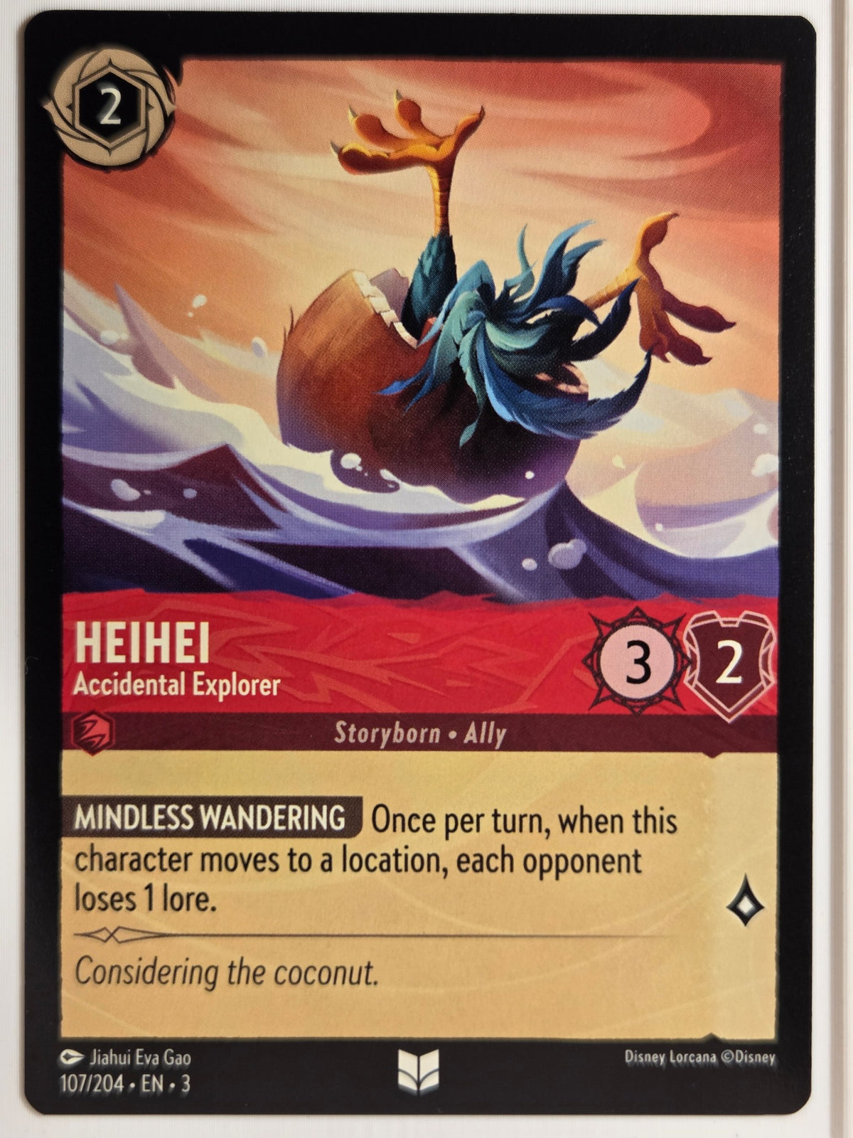 Into the Inklands HeiHei #107/204 Near Mint or Better