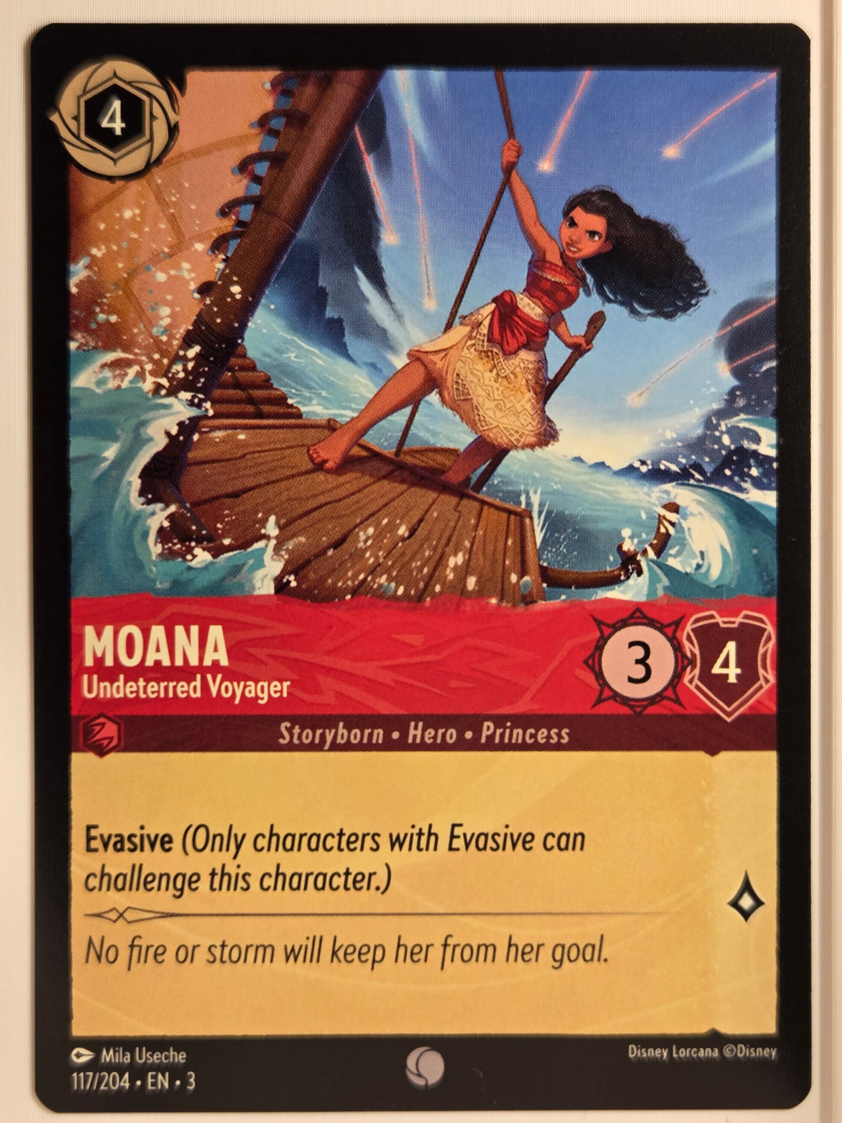 Into the Inklands Moana #117/204 Near Mint or Better