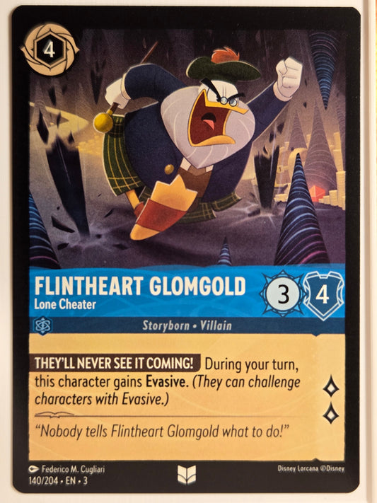 Into the Inklands Flintheart Glomgold #140/204 Near Mint or Better