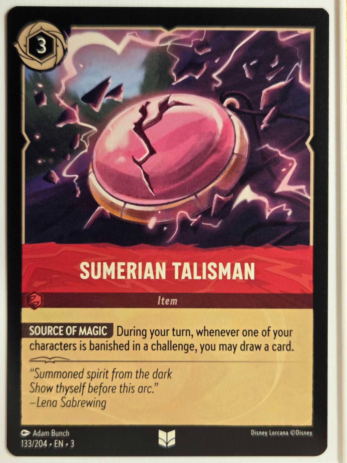 Into the Inklands Sumerian Talisman #133/204 Near Mint or Better