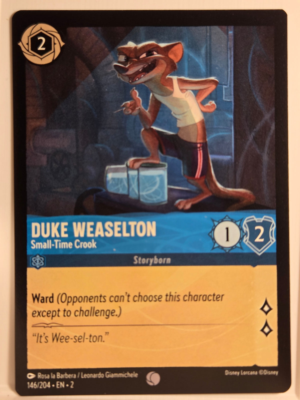Rise of the Floodborn Duke Weaselton #146/204 Near Mint or Better