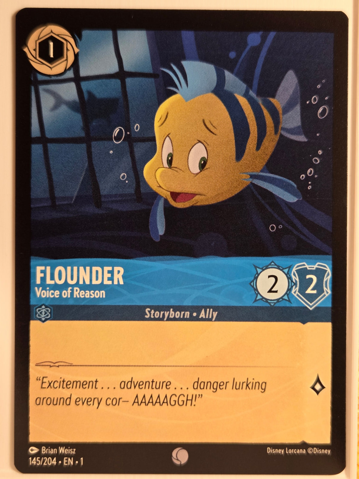 The First Chapter Flounder #145/204 Near Mint or Better