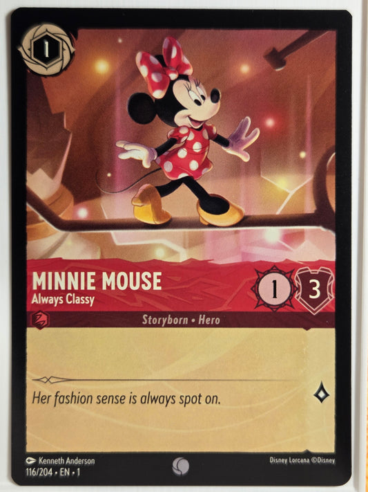 The First Chapter Minnie Mouse #116/204 Near Mint or Better