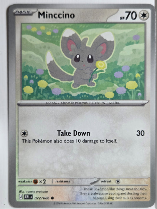 ME04: Chaos Rising Minccino #072/086 Near Mint or Better