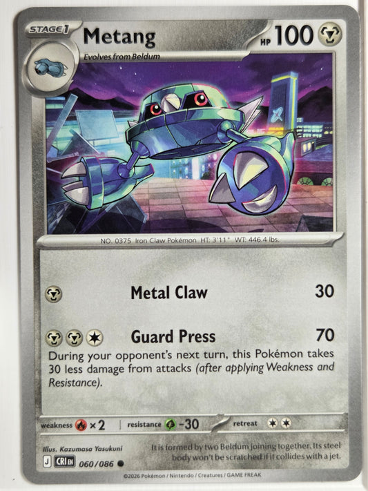 ME04: Chaos Rising Metang #060/086 Near Mint or Better