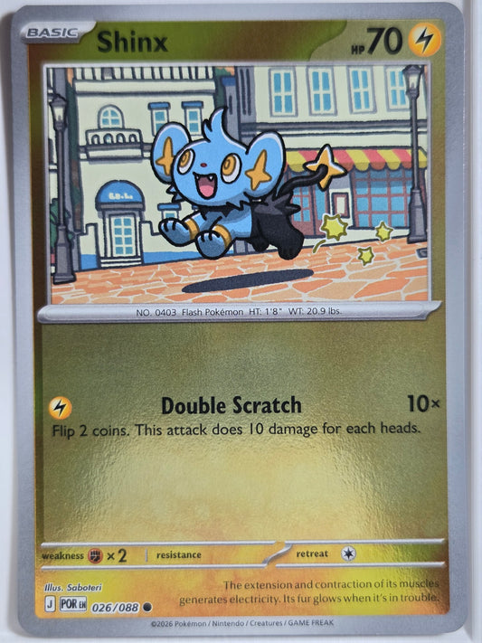 ME03: Perfect Order Shinx #026/088 Near Mint or Better