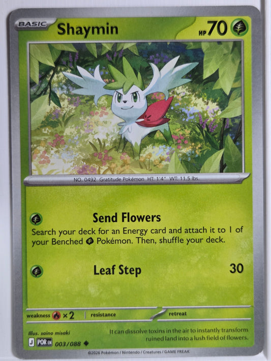 ME03: Perfect Order Shaymin #003/088 Near Mint or Better
