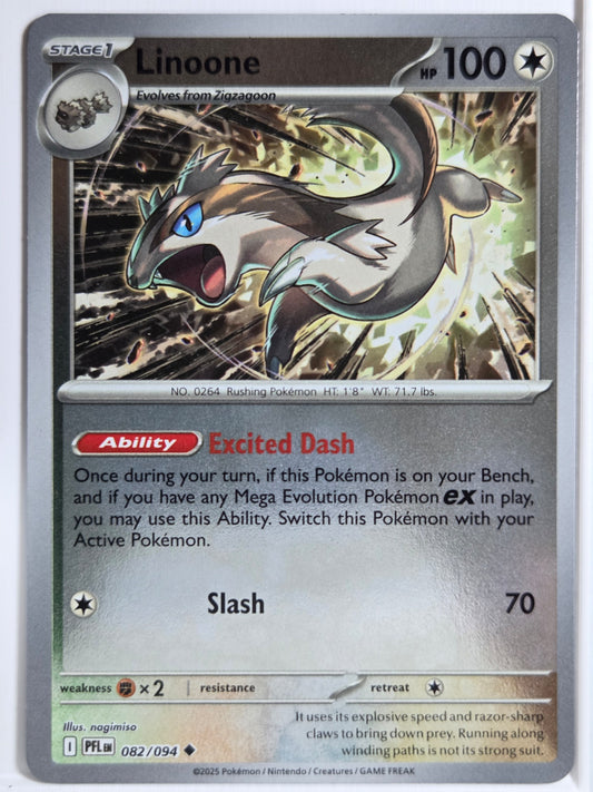ME02: Phantasmal Flames Linoone #082/094 Near Mint or Better