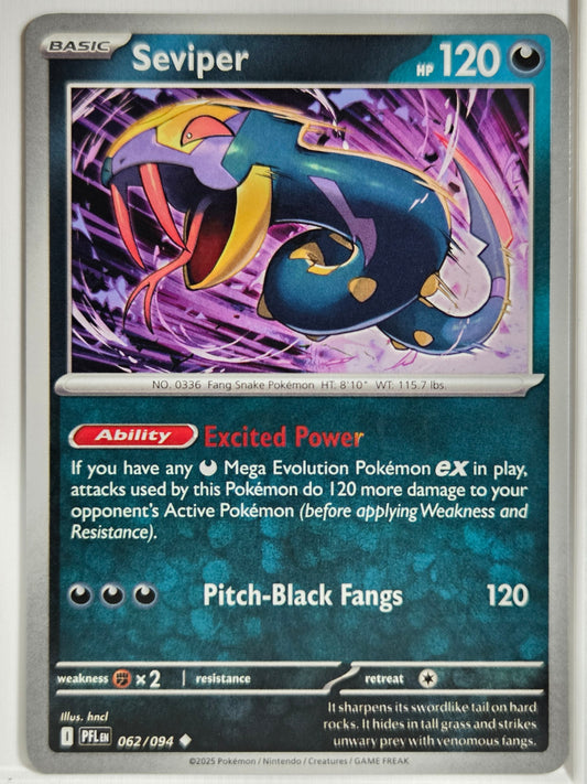 ME02: Phantasmal Flames Seviper #062/094 Near Mint or Better
