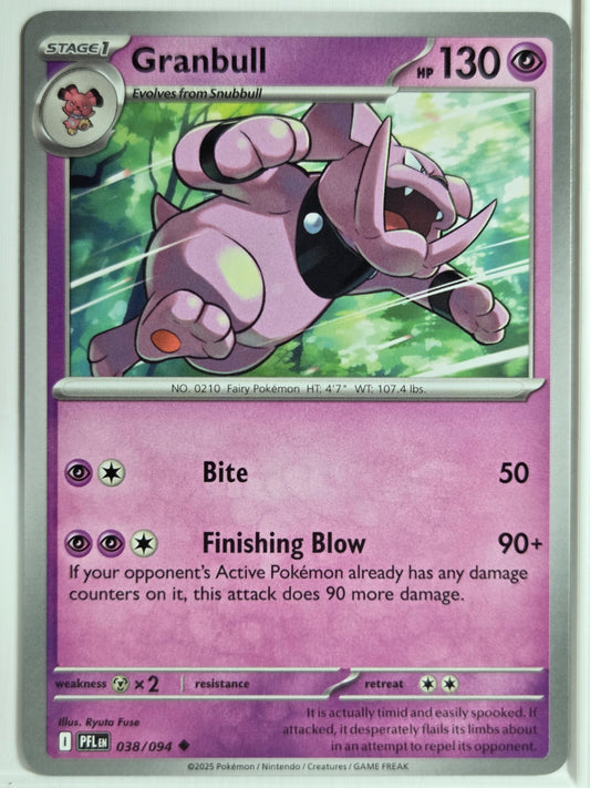 ME02: Phantasmal Flames Granbull #038/094 Near Mint or Better
