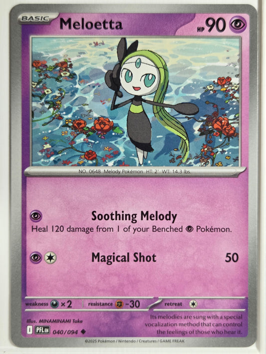 ME02: Phantasmal Flames Meloetta #040/094 Near Mint or Better