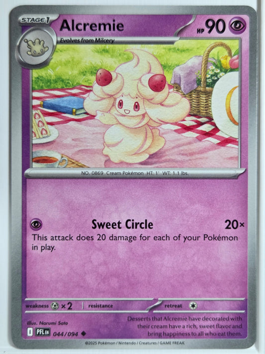 ME02: Phantasmal Flames Alcremie #044/094 Near Mint or Better