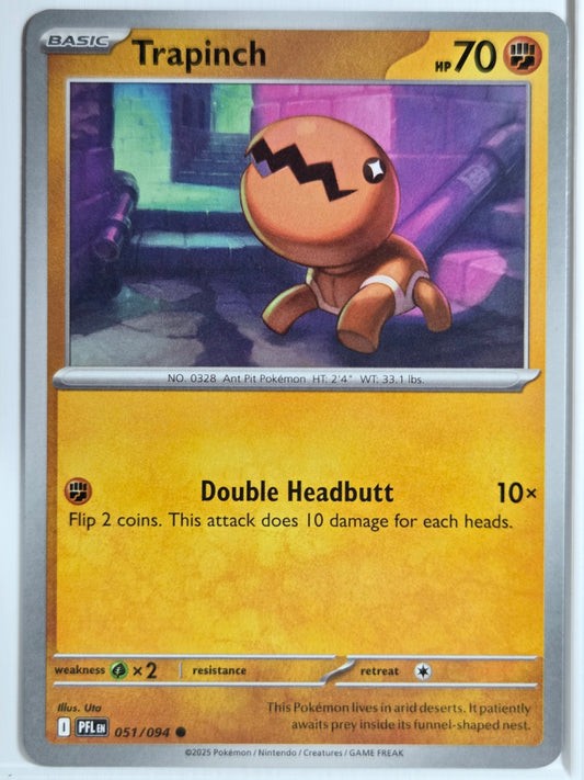 ME02: Phantasmal Flames Trapinch #051/094 Near Mint or Better