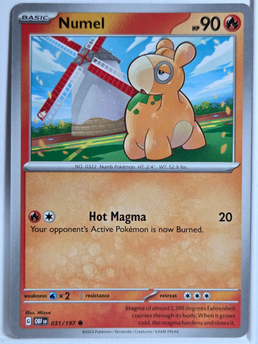SV03: Obsidian Flames Numel #031/197 Near Mint or Better