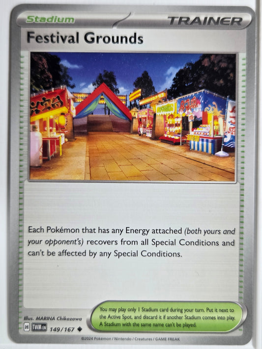SV06: Twilight Masquerade Festival Grounds #149/167 Near Mint or Better