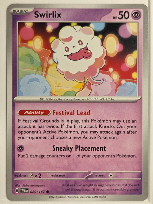SV06: Twilight Masquerade Swirlix #089/167 Near Mint or Better