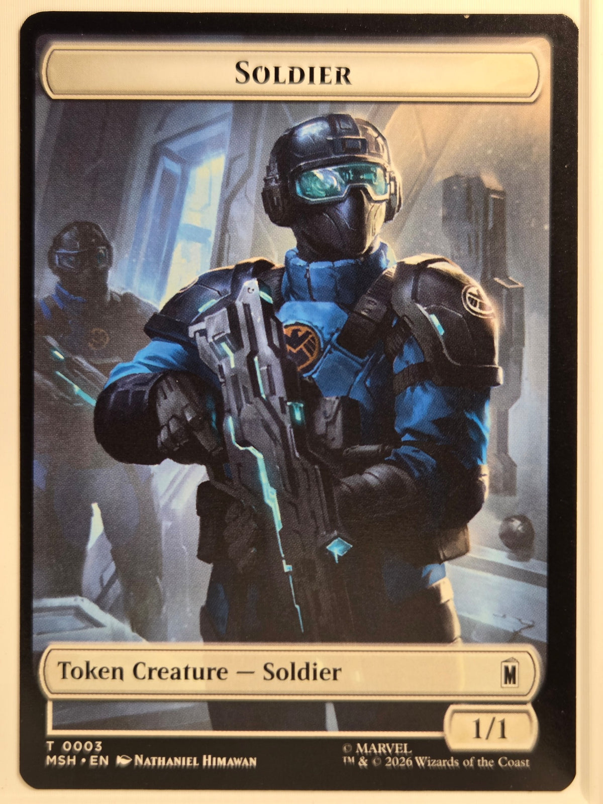 Marvel Super Heroes Soldier / Villain Double-Sided Token #3 / 9 Near Mint