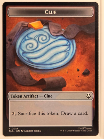 Avatar: The Last Airbender Clue / Food (0021) Double-Sided Tokens #18 / 21 NM
