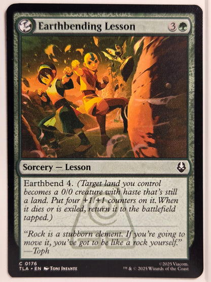 Avatar: The Last Airbender Earthbending Lesson #176 Near Mint or Better