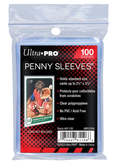 Ultra Pro Clear Standard Trading Card Sleeves, 100 Pack
